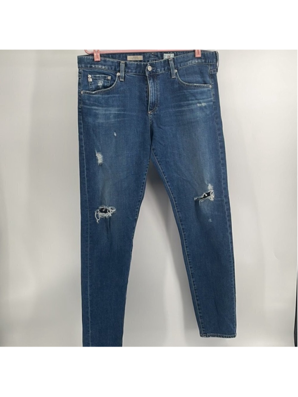 Adriano Goldschmied 'The Nikki' Relaxed Skinny Jeans lightly distressed sz 32